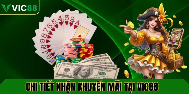 Chi tiết nhận khuyến mãi VIC88