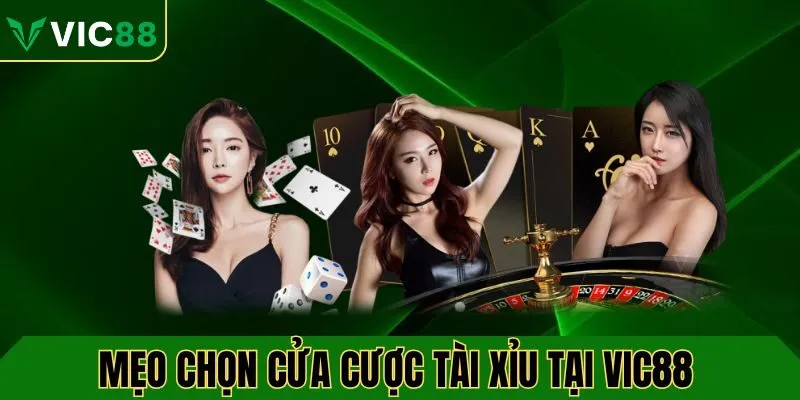 Mẹo chọn các cửa cược trong tài xỉu tại VIC88